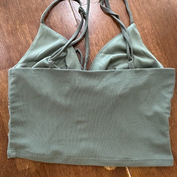 Blush BJ Crop Top - Mint Green size small - Picture 4 of 8